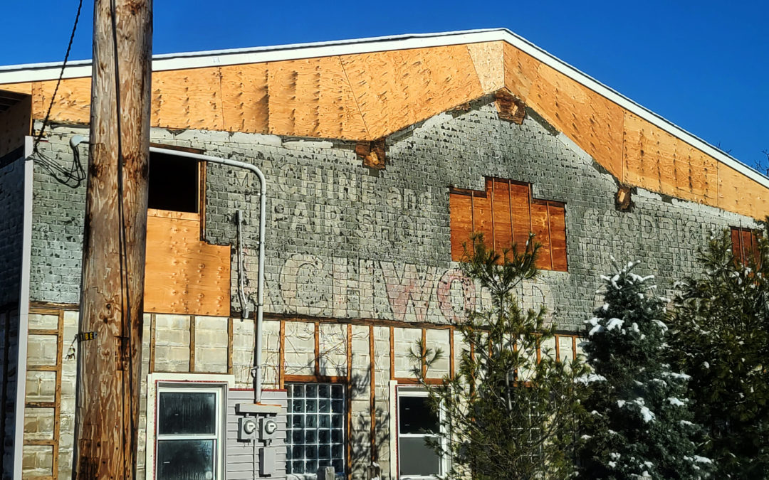 Ghost Sign Appears – Beachwood Garage Machine & Repair Shop